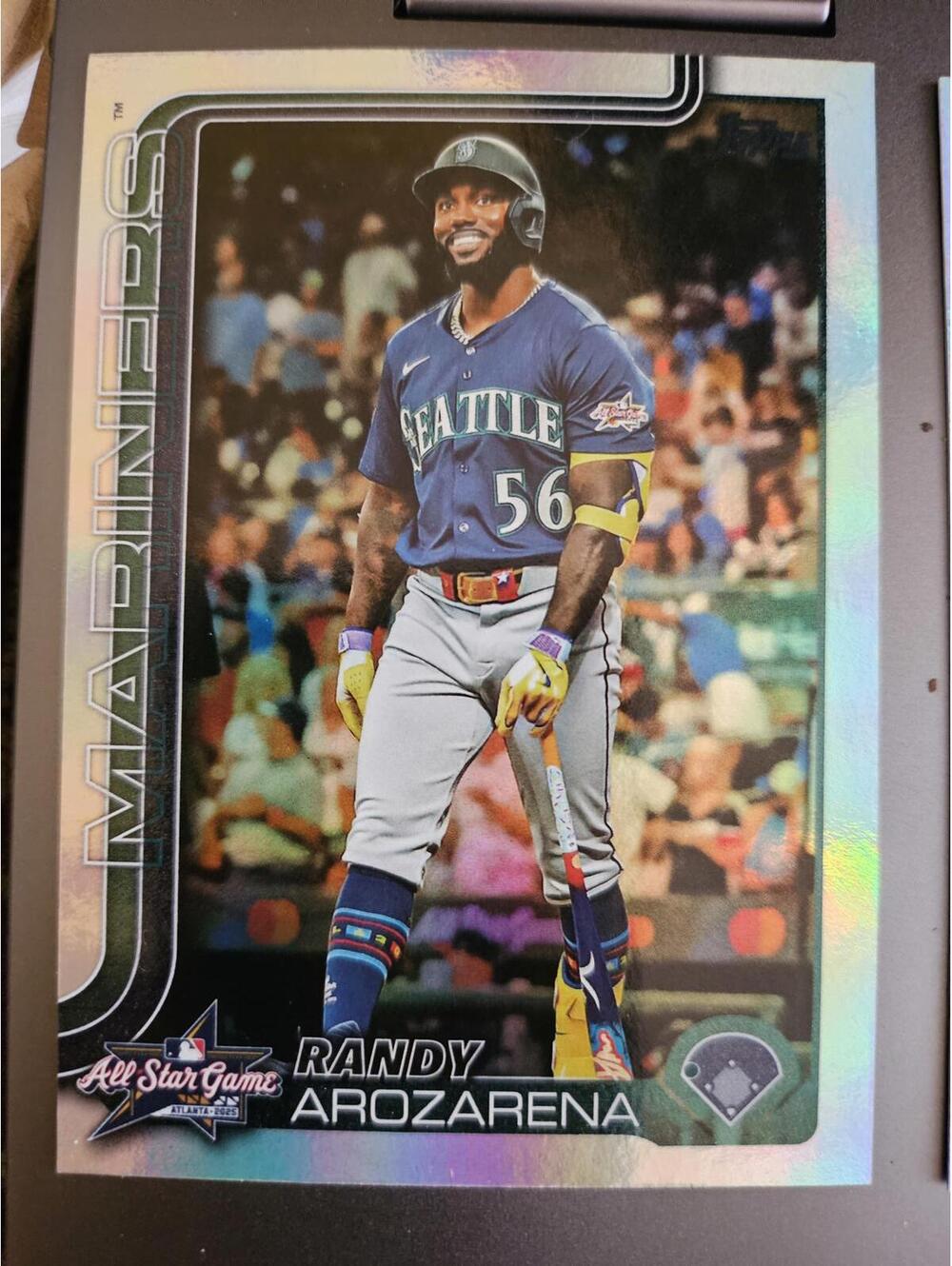 2025 Topps Update- Randy Arozarena- All-Star Game Chrome Insert #ASG-5 -Mariners - Picture 1 of 2
